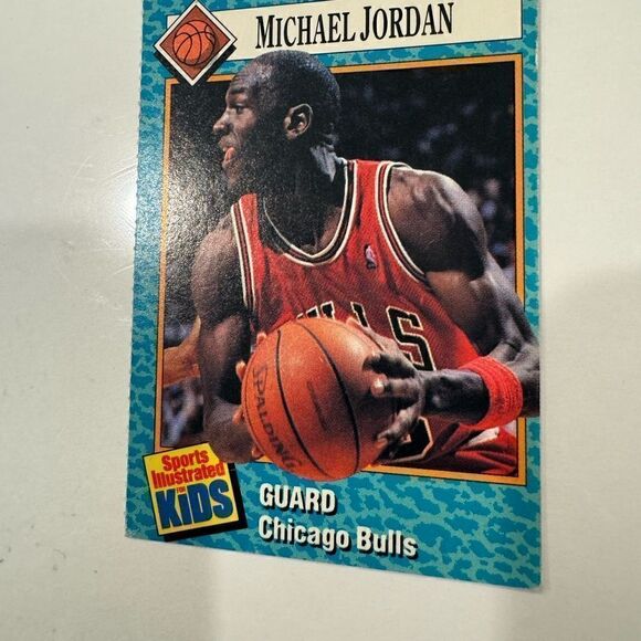RARE: 1989 89 Sports Illustrated For Kids Michael Jordan #16, Perforated Edges - Picture 5 of 6